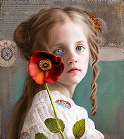 Image result for Little Girl Face Artwork Ai