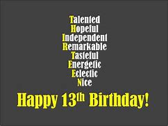 Image result for Funny Happy 13th Birthday Boy