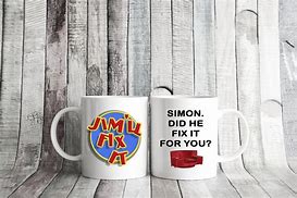 Image result for Jim'll Fix It Mug