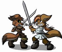 Image result for Cartoon Swords Clashing