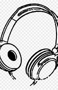 Image result for Headphones Black and White