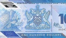 Image result for Trinidad and Tobago 100 Dollar Bill