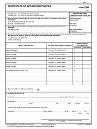 Image result for Certificate of Interested Parties in Nevada