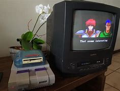 Image result for Old TV Big Screen Nintendo