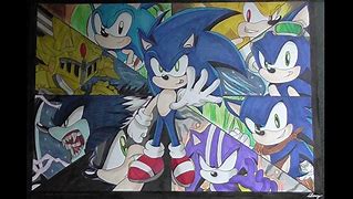 Image result for Sonic Drawings Evolution