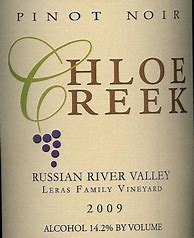 Image result for Chloe Creek Pinot Noir Leras Family