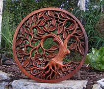 Image result for Wooden Tree of Life Wall Mural