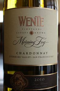 Image result for Wente Chardonnay Morning Fog Livermore Valley