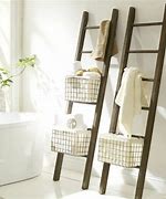 Image result for Bathroom Towel Ladder Rack