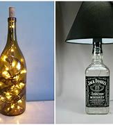 Image result for Glass Bottle Table Lamp