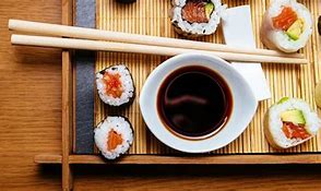 Image result for Sushi with Soy Sauce