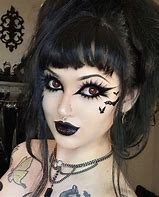 Image result for Aesthetic Goth Eye Makeup