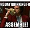 Image result for Welcome to Thursday Meme