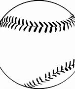 Image result for Baseball Clip Art Black White