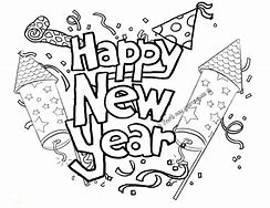 Image result for 2019 New Year's Eve Coloring Printables