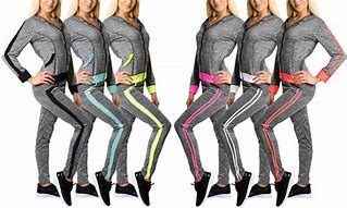 Image result for Women's Two Piece Tracksuit