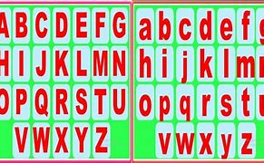 Image result for Capital and Small Letters