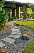 Image result for How to Lay Stepping Stones On Gravel