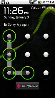 Image result for Android Pattern Lock Screen