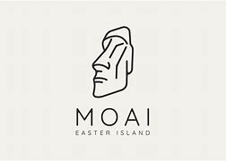 Image result for Moai Head Ai Art