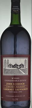 Image result for Wynns Coonawarra Estate Cabernet Sauvignon John Riddoch