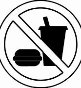 Image result for No Eating Icon