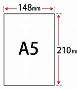 Image result for Paper Size A5 Slim