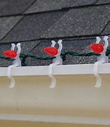 Image result for Gutter Guard Christmas Light Hooks