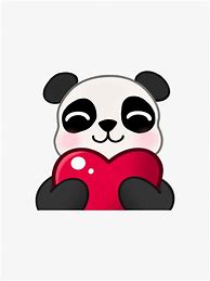 Image result for Panda Heart Emoji