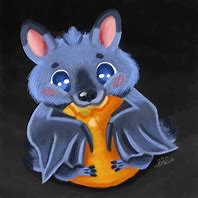 Image result for Cute Fruit Bat Art