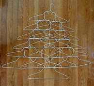 Image result for Wire Coat Hanger Christmas Tree