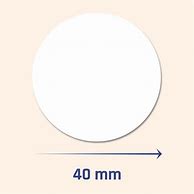 Image result for 40Mm Round Sticker Template