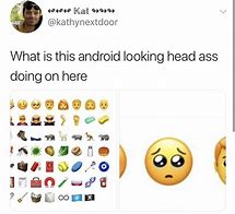 Image result for Android vs iPhone Emoji Meme