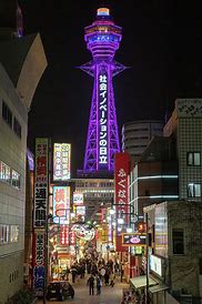 Image result for Osaka at Night From a High Building