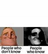Image result for People Who Don't Know Meme Template