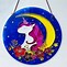 Image result for Unicorn Stained Glass Sun Catcher