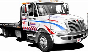 Image result for Roll Back Tow Truck Clip Art