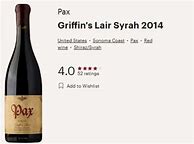 Image result for Pax Syrah Griffin's Lair