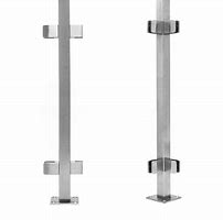 Image result for Stainless Steel Post for Glass Railing