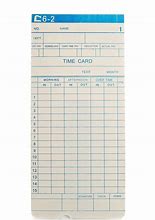 Image result for Time Card Clocking