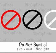 Image result for Do Not Symbol Clip Art