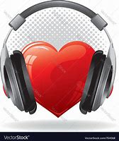 Image result for Heart with Headphones Clip Art