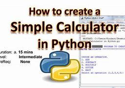 Image result for Small Calculator Code On Python