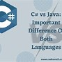 Image result for C Sharp vs Java