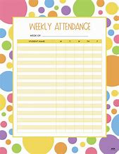 Image result for Attendance Sticker Charts Printable