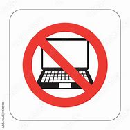 Image result for No Signal Sign for a Laptop