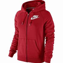 Image result for Red Nike Hoodie with White Swoosh