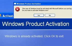 Image result for Windows XP Activation Error