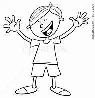 Image result for Happy Little Boy Cartoon