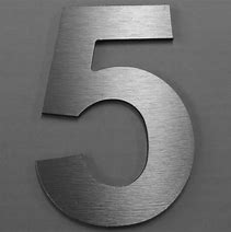 Image result for Door Number Silver